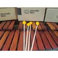 Marimba Mallets Hard Vibrafono Vibes Xylofono Baquetas Pack segunda mano   México 