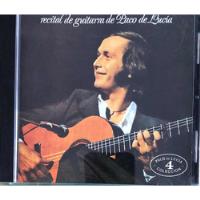 Paco De Lucía Cd. Recital De Guitarra segunda mano   México 