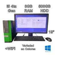 Pc Basica Gamer Core I5/ 8gb Ram/ 500hd/ Monitor 22 Completa segunda mano   México 