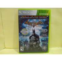 Batman Arkham Asylum Edición Juego Del Año Xbox 360 Usado., usado segunda mano   México 