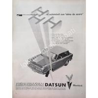 Cartel Autos  Datsun Bluebird 1960 El Primero Mexicano 802 segunda mano   México 