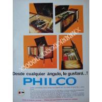 Cartel Retro Radio Consola Philco 1960s /158 segunda mano   México 
