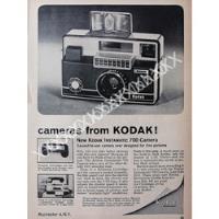 Cartel Retro Camaras Kodak Instamatic 700 1970s /543 segunda mano   México 