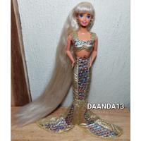 Usado, Barbie Sirena 1995 Barbie Jewel Hair Mermaid segunda mano   México 