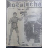 Revista Box Y Lucha 2607 Muerte De Ray Mendoza 2003 segunda mano   México 