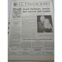 Periódico El Financiero Antiguo 1995 Raúl Salinas Narco  segunda mano   México 