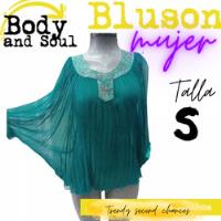 Bluson Verde Aqua Transparente Body  Soul. La Segunda Bazar segunda mano   México 