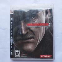 Metal Gear Solid 4 Play Station 3 Ps3 segunda mano   México 