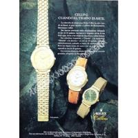 Cartel Retro Relojes Rolex Cellini 1980s /69 segunda mano   México 