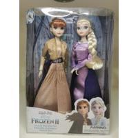 Muñecas Elsa Y Anna Frozen 2 Disney Store Set Barbie segunda mano   México 