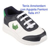 Zapato Tenis Ferrioni Niño Agujetas (17) segunda mano   México 