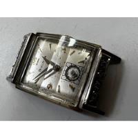 Reloj Bulova Rectangular Antiguo Vintage Diamantes Cuerda  segunda mano   México 
