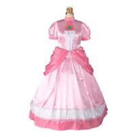 Disfraz Princesa Peach De Mario Bros Dama Adulto Halloween , usado segunda mano   México 