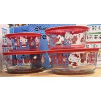 Pyrex Refractarios De Vidrio Hello Kitty Set 8pz - Lctoys, usado segunda mano   México 