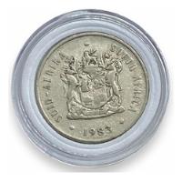 Moneda Del País Africano De Sudáfrica De 20 Centavos 1983 segunda mano   México 