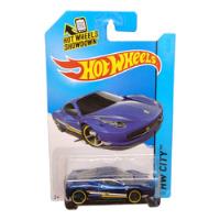 Hot Wheels Ferrari 458 Italia Azul/amarillo  segunda mano   México 