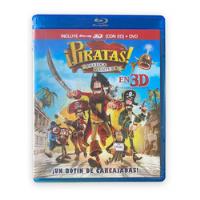 Película Blu-ray+dvd ¡piratas! Una Loca Aventura En 3d segunda mano   México 