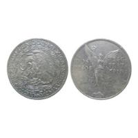 México 2 Pesos Angel 1921 Centenario De La Ind. Plata 0.900, usado segunda mano   México 