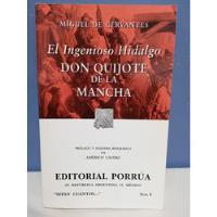 El Ingenioso Hidalgo Don Quijote Dela Mancha segunda mano   México 