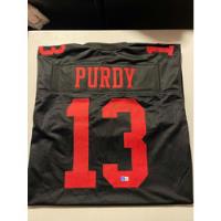 Usado, San Francisco 49ers Jersey Firmado Brock Purdy #13 Negro segunda mano   México 