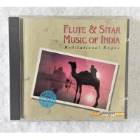 Flute & Sitar Cd Music Of India Meditational Ragas segunda mano   México 