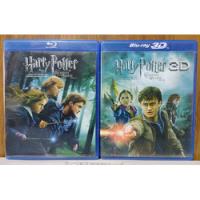 Harry Potter Reliquias Muerte Blu Ray Parte 1 2d, Parte 2 3d segunda mano   México 