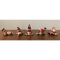 Set 5 Mini Veladoras Santa Claus, usado segunda mano   México 