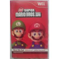 New Super Mario Bros Solo Manual Original Nintendo Wii segunda mano   México 