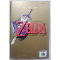 Zelda Ocarina Of Time Solo Manual Original N64 segunda mano   México 