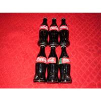 Six Mini Botella De Vidrio Coca Cola Edicion Navidad 2000 segunda mano   México 