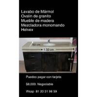 Lavabo Ovalin Con Placa Peinador De Mármol segunda mano   México 