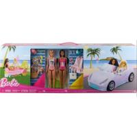 Mattel 2 Barbies Muñecas Piscina Accesorios Y Carro Pack segunda mano   México 