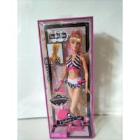 Barbie Then And Now, Barbie Traje De Baño Rayas, 1959-2009 segunda mano   México 