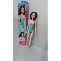 Muñeca Barbie De Playa Traje Azul Barbie Fashion & Beauty  segunda mano   México 