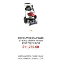 Hidrolavadora Power Strike Motor Honda, usado segunda mano   México 