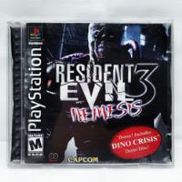 Resident Evil 3 Ps1 Con Demo Dino Crisis Completo C/ Regcard segunda mano   México 