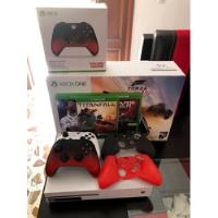 Xbox One S 1tb Con 2 Controles Color Blanco Y  Uno Rojo Edic segunda mano   México 