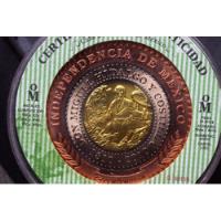 Medalla Trimetálica Bicentenario De La Independencia  segunda mano   México 