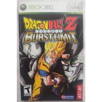 Dragon Ball Z Burstlimit Solo Manual Original Xbox 360 segunda mano   México 