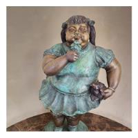 Par De Esculturas En Bronce Hombre Y Mujer  Gordos , usado segunda mano   México 