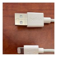Cable Lightning Usb Para iPhone Y iPad Color Blanco - Belkin segunda mano   México 