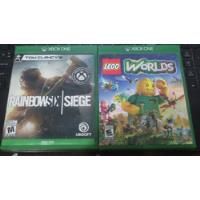 Usado, 2 Juegos Xbox Rainbowsix Siege Lego Worlds segunda mano   México 
