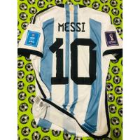 Jersey adidas Argentina Campeon Final Mundial 2022 Messi S segunda mano   México 