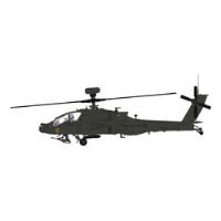 Helicóptero Ah-64 Apache Escala 1/72 Ejército De Los E.e.u.u segunda mano   México 