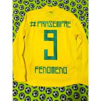 Usado, Jersey Nike Brasil Version Juego 2011 Despedida Ronaldo M segunda mano   México 