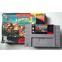 Donkey Kong Country 3 Snes Super Nintendo C/caja (leer Desc) segunda mano   México 