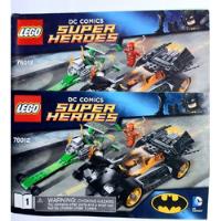 2 Instructivos Lego Set Batman Y Acertijo 76012  segunda mano   México 