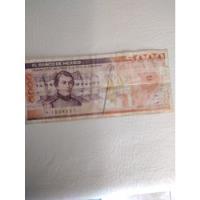 Billete Antiguo De 5000 Pesos Mexicanos 1985 Serie 1604857 segunda mano   México 