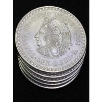 Moneda 5 Pesos Cuahutemoc Plata Ley .900 30 Grs segunda mano   México 