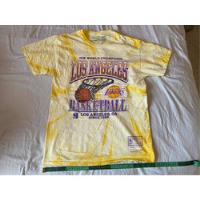 Playera Mitchell & Ness Lakers Los Angeles Talla M Original segunda mano   México 